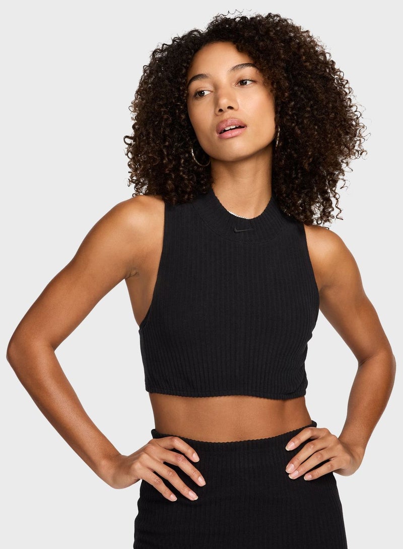 Nsw Knitted Cropped Tank