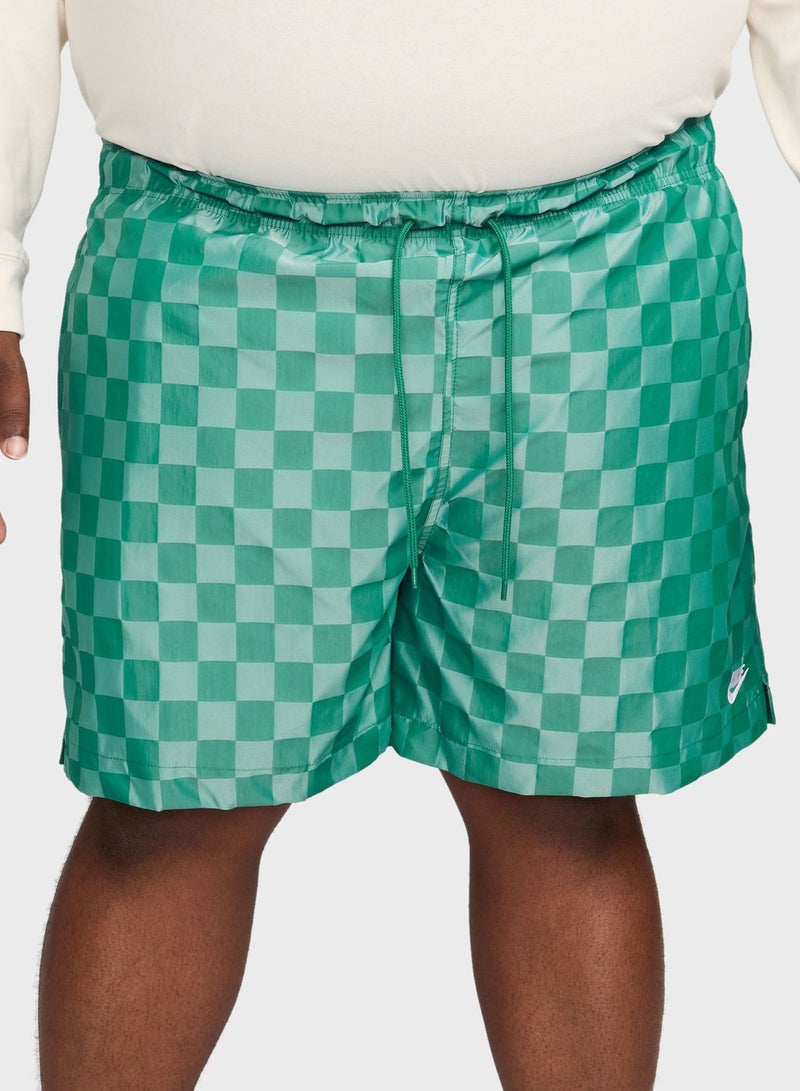 Club Flow Checkers Shorts