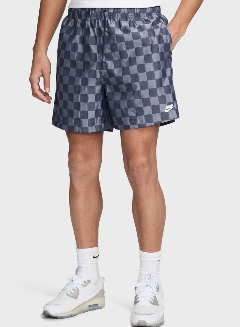 Club Flow Checkers Shorts
