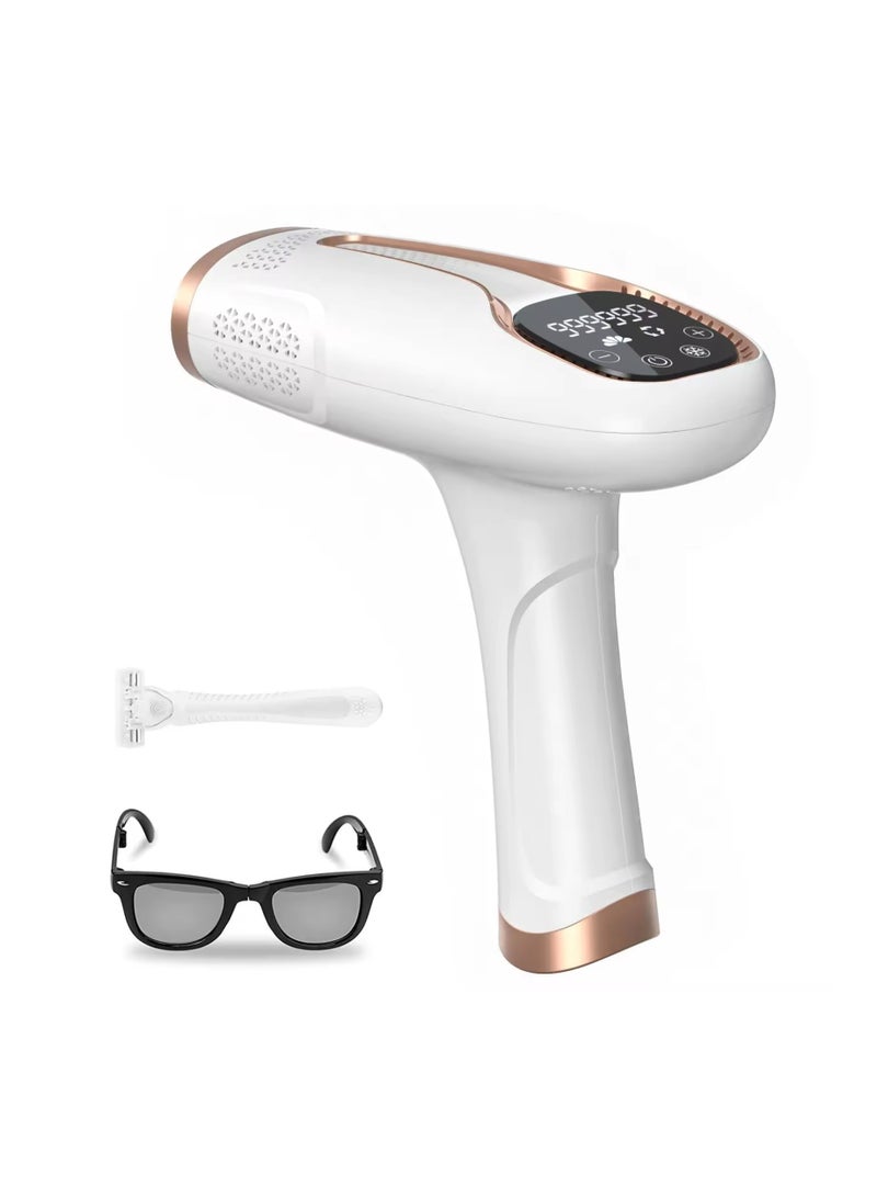 Laser Hair Remover 999,999 Flash, Ipl Hair Remover with Ice Cooling Function Suitable for Face, Legs, Arms, Armpits, Body
