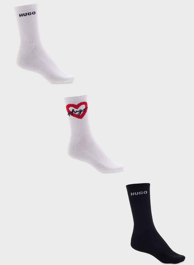 Logo  Printed Socks
