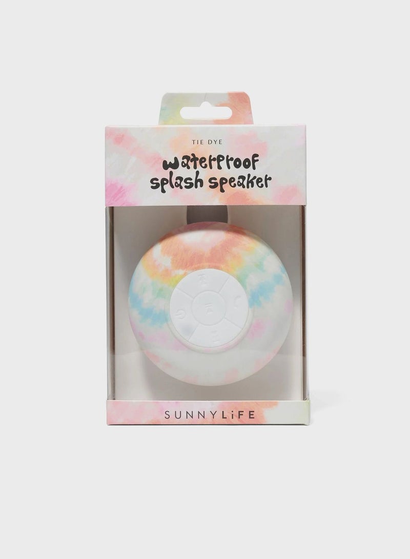 Waterproof Splash Speaker Tie Dye Multi