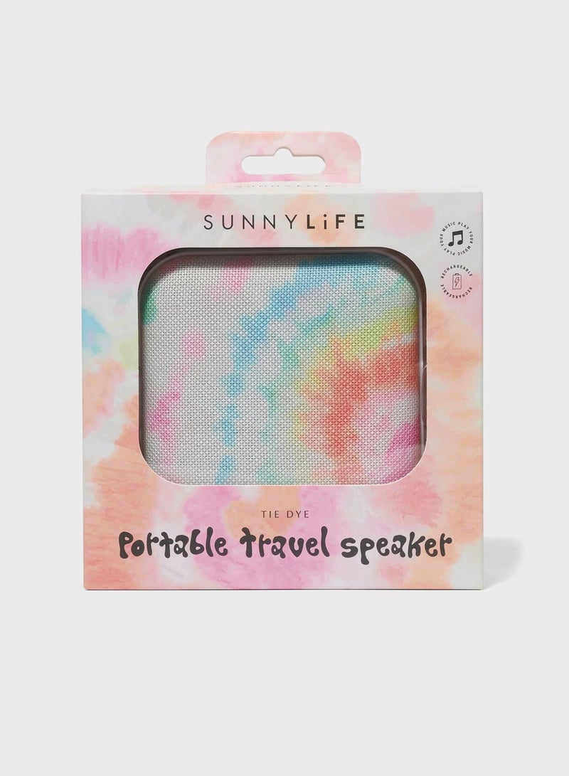 Portable Travel Speaker Tie Dye Tie Dye