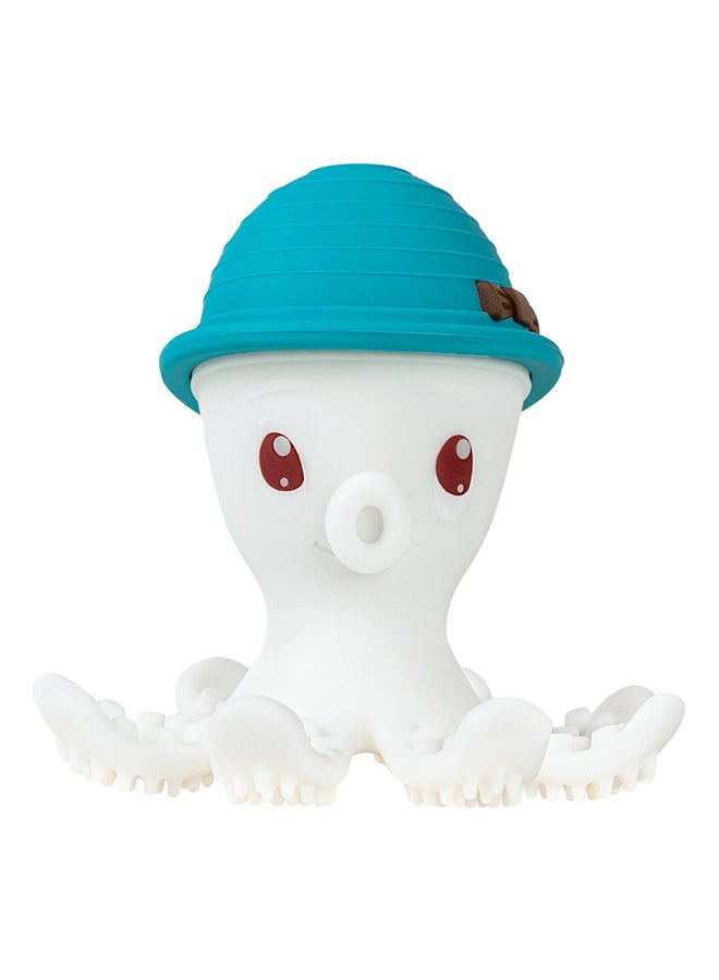 Ollie Octopus Teether Toy - Blue