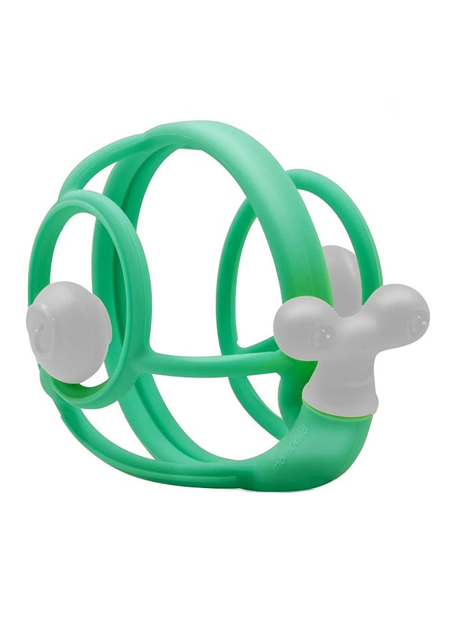 S2 Snail Rattle And Sensory Teether Toy - Teal