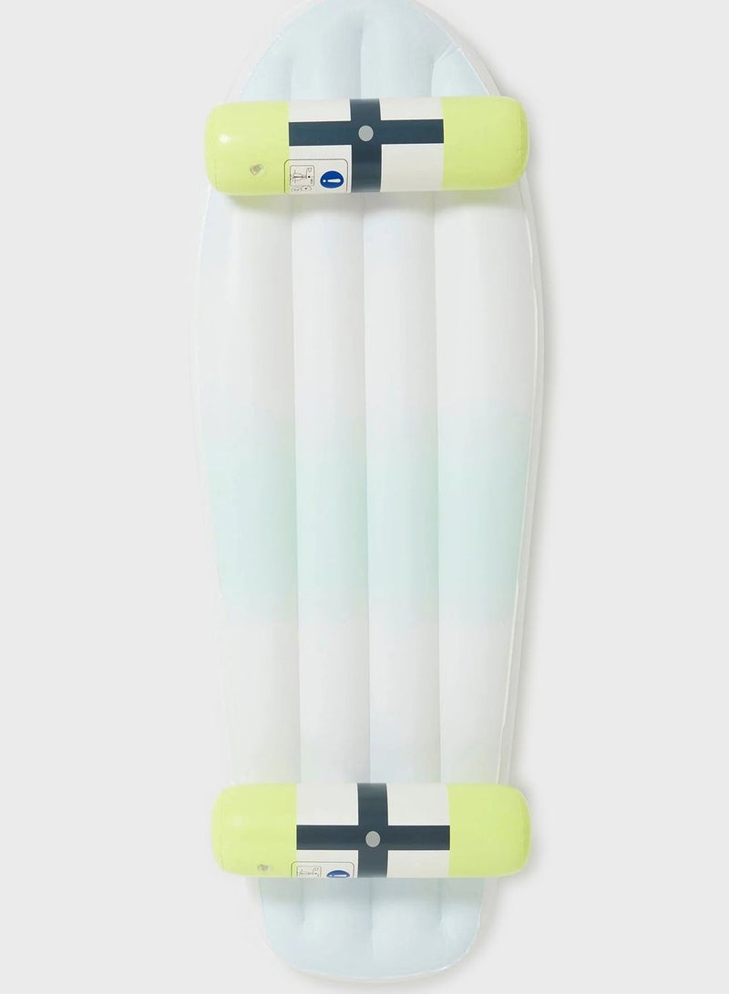 Kids Skateboard Float The Sea Kids Blue-Lime