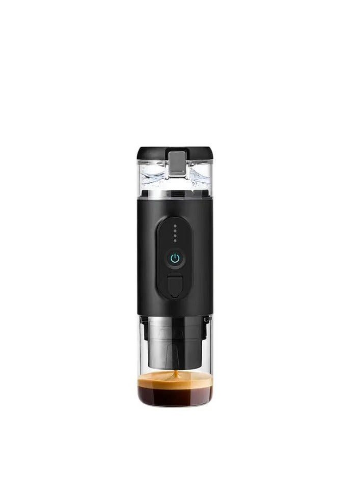 Portable Espresso Machine 20 Bar 12V Car Electric Coffee Maker Hand Coffee Maker Small Electric Travel Gadgets 3 to 4 Mins Self Heating USB Charging, Perfect for Camping  Hiking