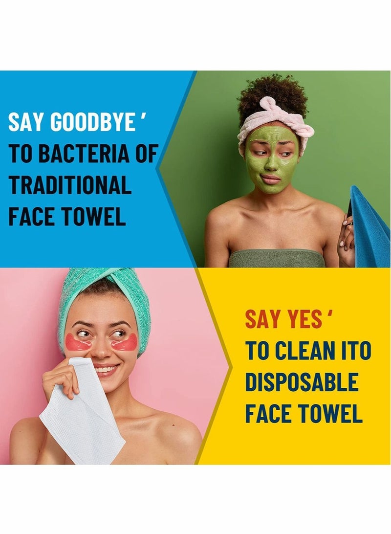 Disposable Face Towel, Dry and Wet Dual-Purpose,Especially Suitable for Delicate Skin of Women and Babies
