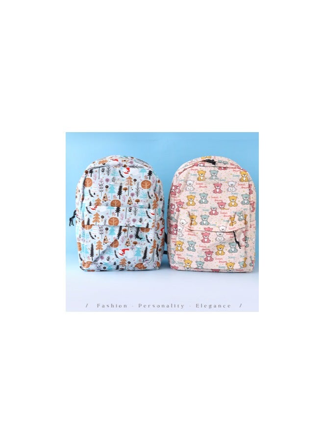 Refreshing Forest Printed Backpack