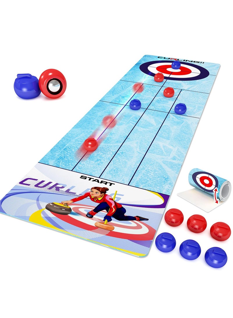 Tabletop Game Kids Board Games Tabletop Curling Strategy Game for Family Game Night Fun Family Games for Kids and Adults Party Games  Indoor Interactive Game for Kids Ages 5+ 2-6 Players