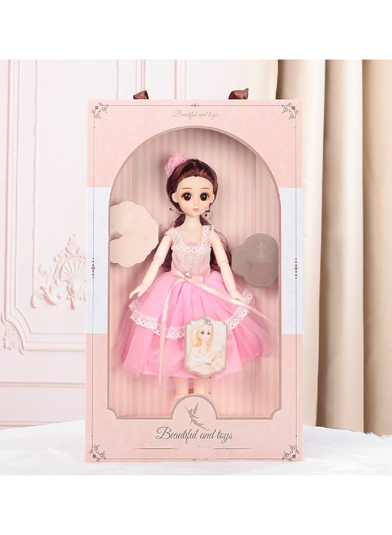 Exquisite Children's Toy Pink Dress Barbie Doll