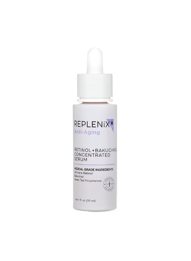 Anti Aging Retinol  Bakuchiol Concentrated Serum 1 fl oz 30 ml