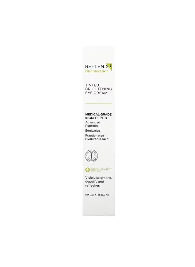 Discoloration Tinted Brightening Eye Cream Fragrance Free  0.29 fl oz 8.5 ml