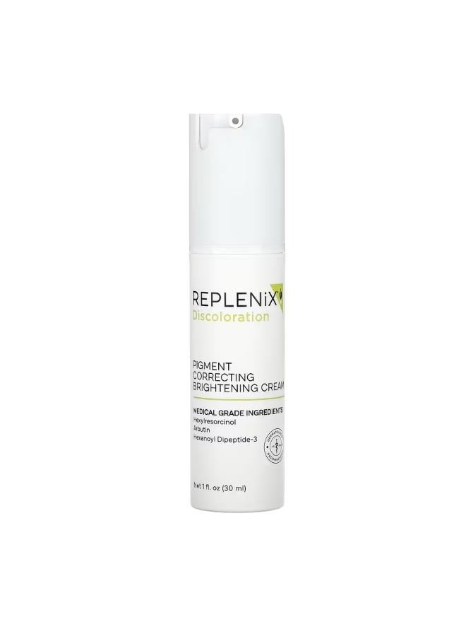 Discoloration Pigment Correcting Brightening Cream 1 fl oz 30 ml