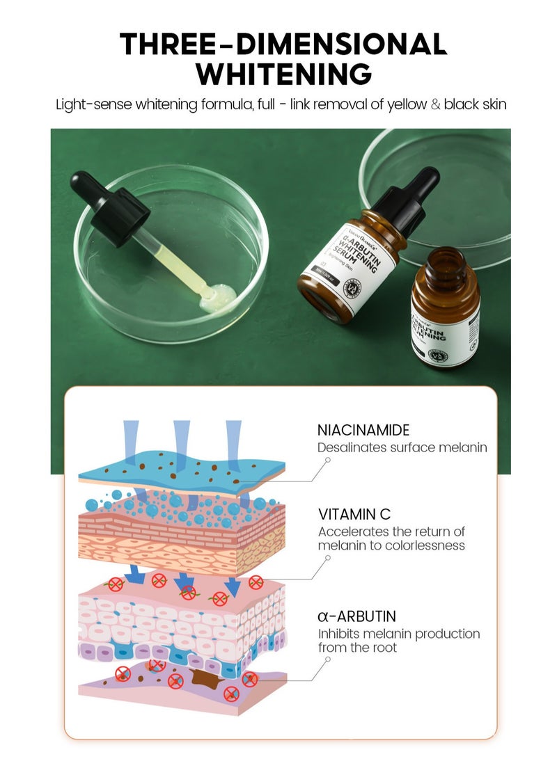 brightening skin, G-arbutin whitening serum 30ml