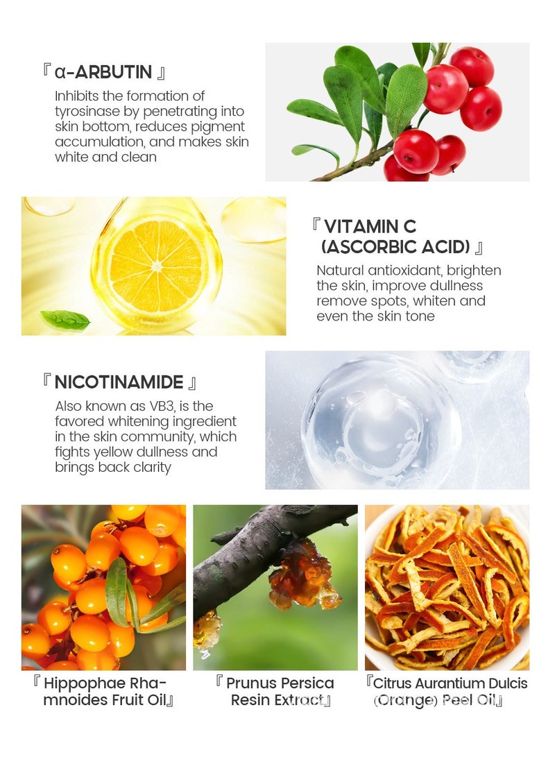 brightening skin, G-arbutin whitening serum 30ml