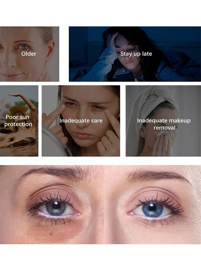 Retinols Eye Cream , Anti Aging Eye Cream with Hyaluronic Acid and Collagen, Under Eye Cream Dark Circles and Puffiness