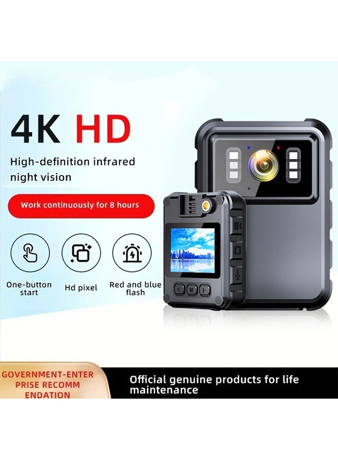 Mini Body Camera Full HD 1080P 2 Inch IPS Touch Screen Night Vision Video Recorder Security Guard Police Body 4K Mini Cam