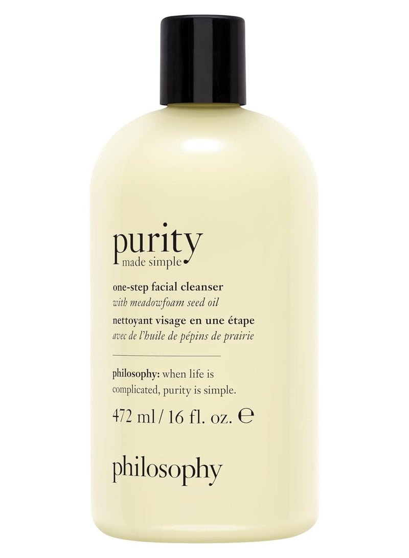 Purity Made Simple One-Step Facial Cleanser by Philosophy for Unisex - 16 oz Cleanser