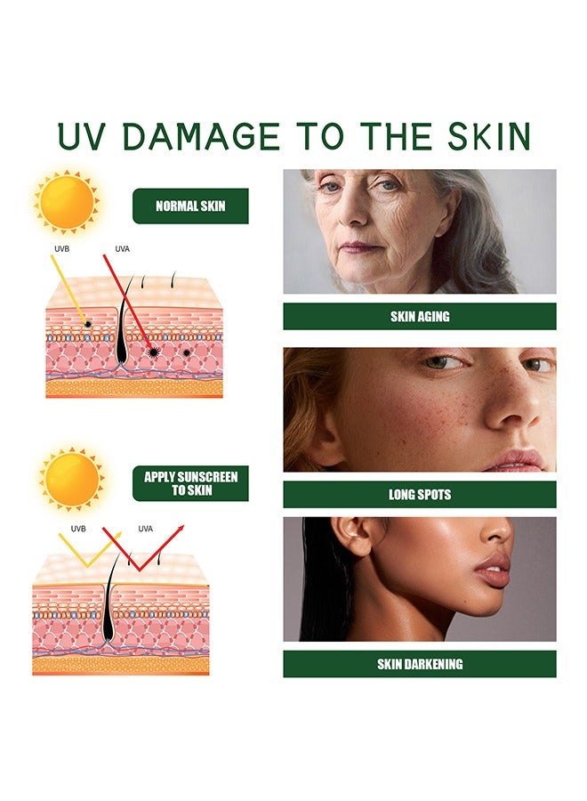 Aloe Soothing Sun Cream SPF50+ PA+++,For Sensitive Skin,Waterproof & Sweatproof Moisturizing Sunscreen  50ml