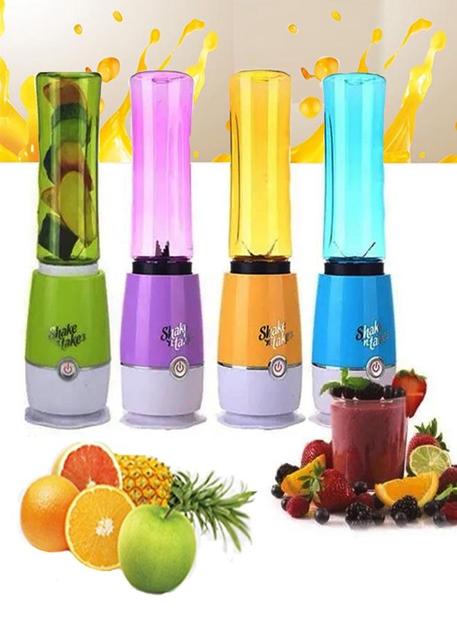 ShakeNTake Sports Blender&Smoothie Maker With 500 ml Detachable Sports Bottle|SS Blades with 180W Turbo Speed to Pulverize Ice & Frozen Fruits|Electric Power