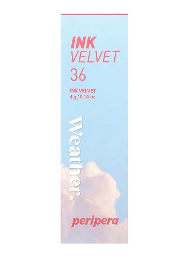 Ink Velvet Lip Tint Weather 36 Active Coral 0.14 oz 4 g