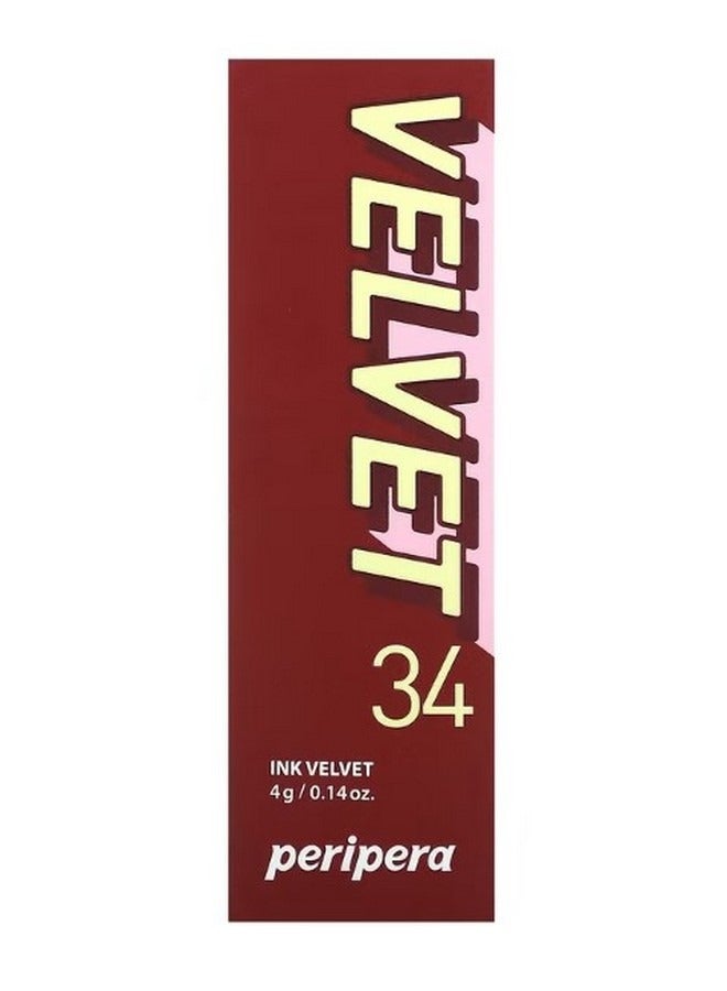 Ink Velvet Lip Tint 34 Smoky Red 0.14 oz 4 g