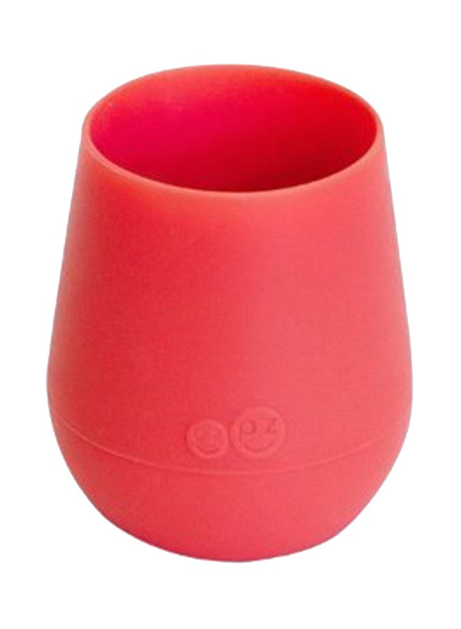 Tiny Baby Cup - 100% Silicone Training For Infants Designed By A Pediatric Feeding Specialist 4 Months+ - Coral