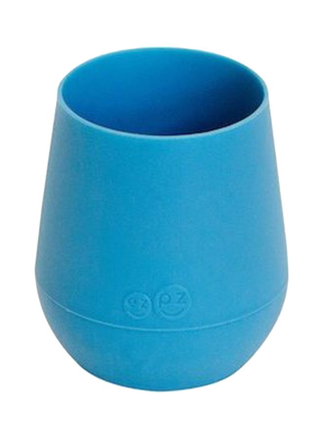 Tiny Baby Cup - 100% Silicone Training For Infants Designed By A Pediatric Feeding Specialist 4 Months+ - Blue