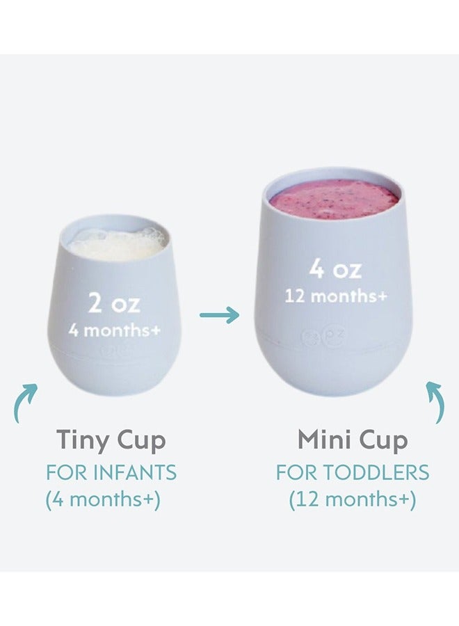 Tiny Baby Cup - 100% Silicone Training For Infants Designed By A Pediatric Feeding Specialist 4 Months+ - Pink