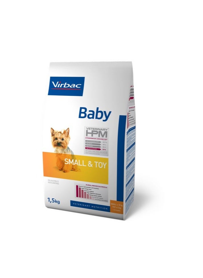 VIRBAC DRY FOOD FOR BABY DOG SMALL & TOY