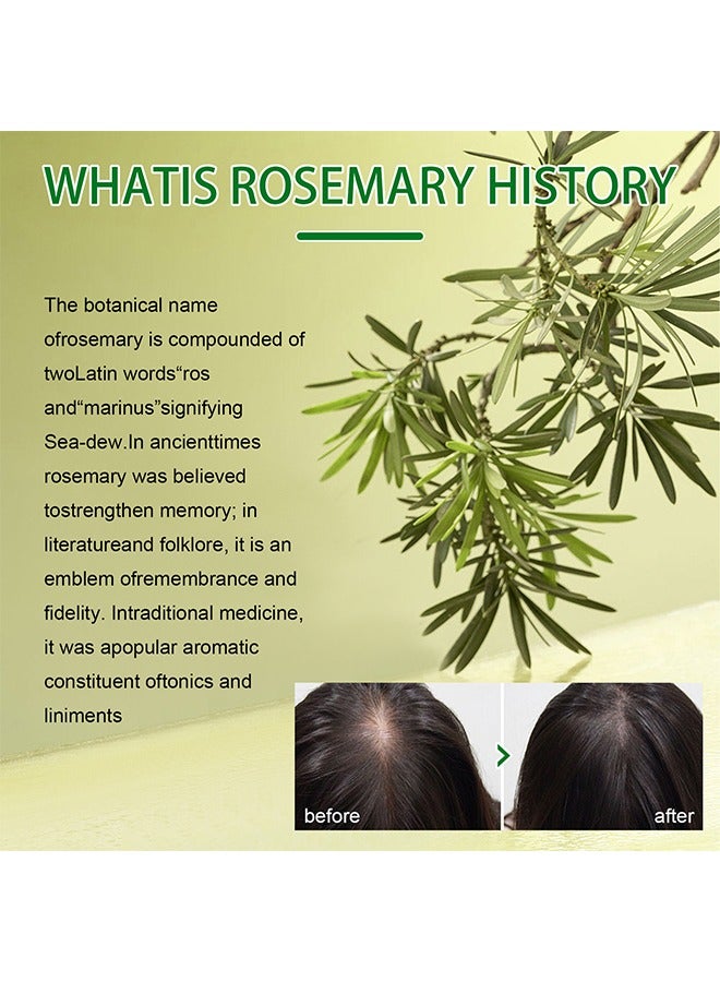 Rosemary Mint Scalp& Hair Strengthening Oil,Stop Hair Loss Hair, Thinning Treatment Hair Growth Oil for Women & Men 60ml