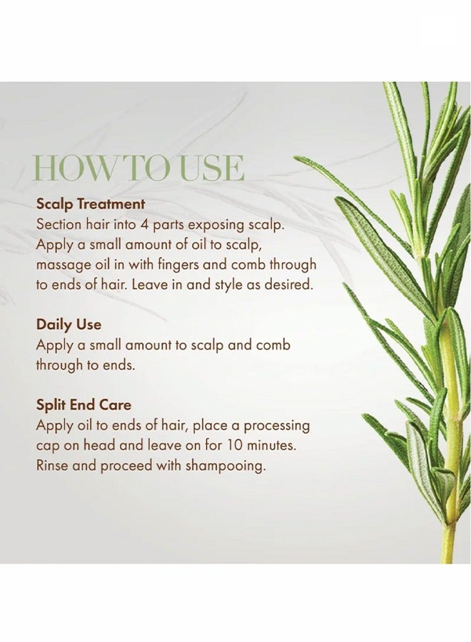 Rosemary Mint Scalp& Hair Strengthening Oil,Hair Loss Treatments, Aids against Hair-thining, Hair Regrowth Treatment 59ml