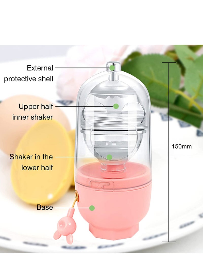Egg Beater, Portable Golden Egg Machine, Egg Cutter, Egg Beater, Shell Shaker with Drawstring, Egg Spinner for Hard Boiled Eggs, Manual Drawstring Diy Kitchen Gadgets for Kids