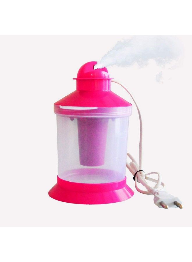 Vaporizer With 3 Attachments Facial Sauna Steamer Nose Steamer Cough Steamer Nozzle Inhaler Nose Vaporiser Steamer Vaporizer (Pink)