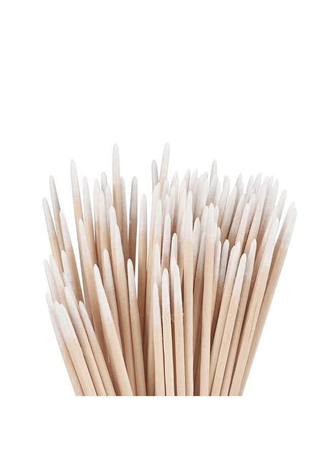 Wooden Micro Applicators Brush For Makeup And Personal Care 100Pcs Pack