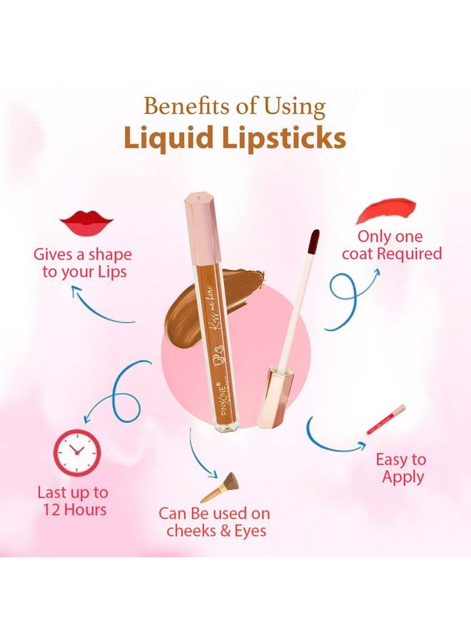Intense Matte Velvet Lip Gloss/Noncracking Antitransfer Longlasting Waterproof Liquid Lipstick/Lip Gloss Set (Pack Of 2)