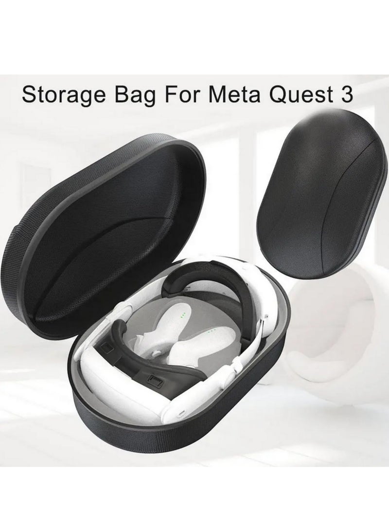 Storage Bag for Meta /Oculus Quest 3 VR Portable Travel Carrying Case Bag Hard EVA Storage Box Bag for Meta Quest3 Accessories