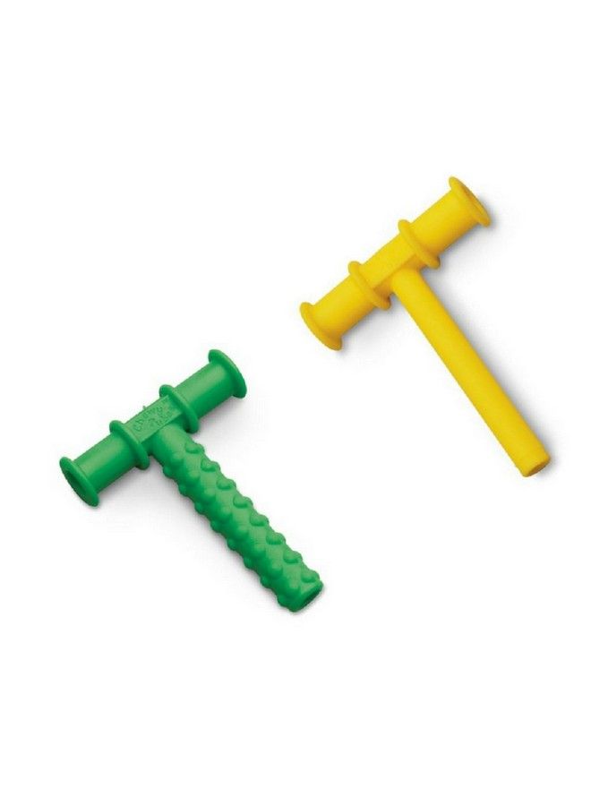 Pack Of 2 Green & Yellow