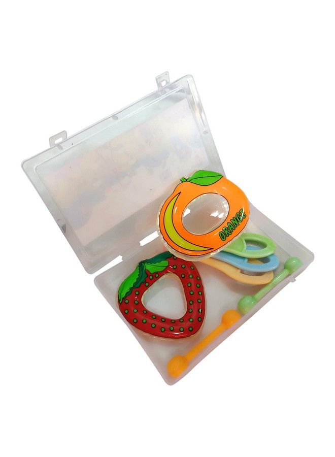 Auto Flow Water Filled Toy Teether Orange Strawberry