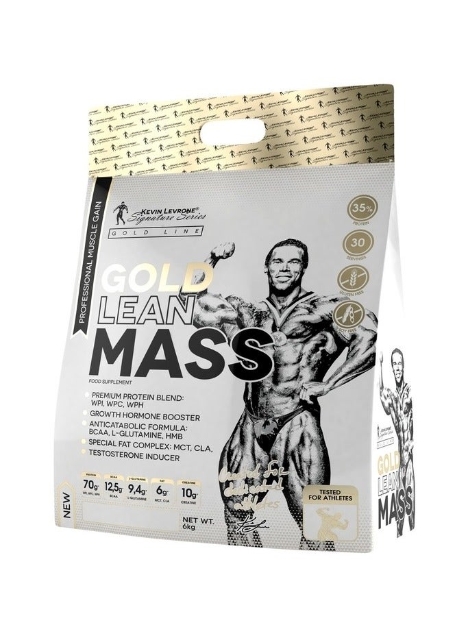 Kevin Levrone Gold Lean Mass 6kg Vanilla 30 Servings
