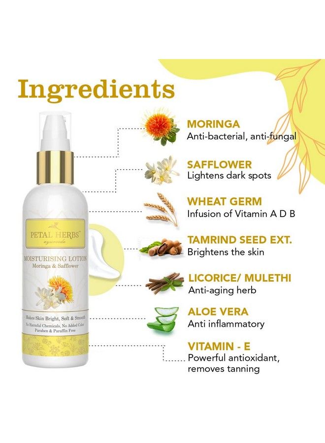 Moringa Oil Free Moisturizer Cream To Reduce Skin Damage And Lightens The Dark Spots (2X100Ml)