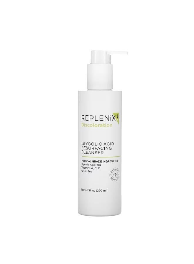 Discoloration Glycolic Acid Resurfacing Cleanser 6.7 fl oz 200 ml