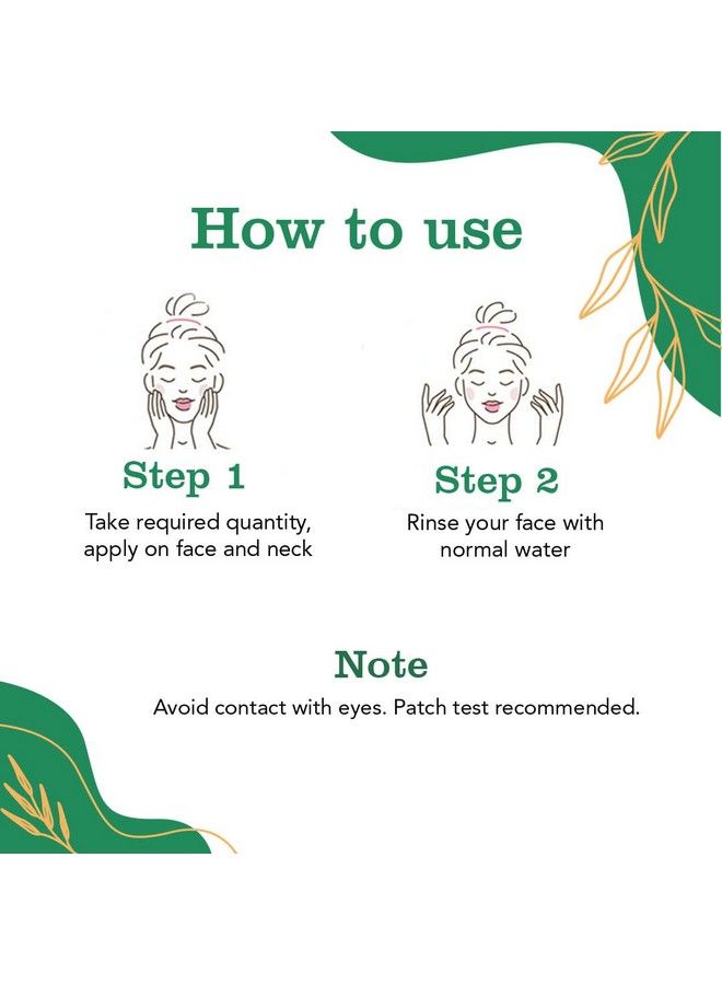 Face Wash For Tan Removal And Skin Brightening Helps To Reduce Acne Pimples And Dark Spots Sls Paraben Paraffin Free Pack Of 2