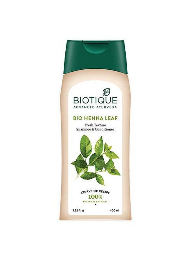 Bio Henna Leaf Fresh Texture Shampoo & Conditioner 400 Ml