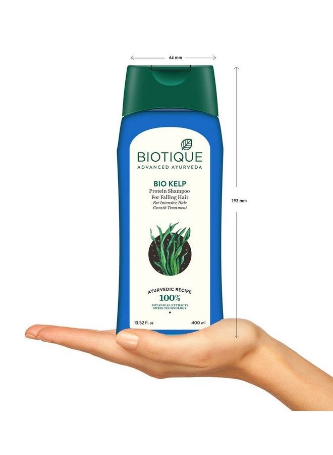 Bio Kelp Fresh Growth Protein Shampoo 400Ml (Pack Of 2)