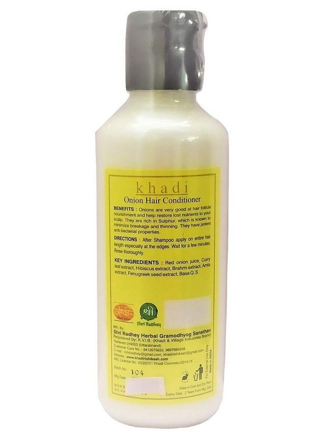 Onion Conditioner For Hair For Men And Women (210 Ml) New Edition