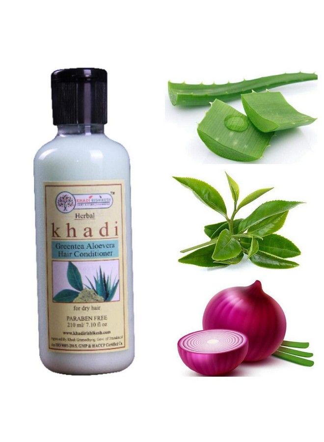 Herbal Greentea Aloevera Hair Conditionerhair Soft And Shiningit Improves Hair Manageability And Also Detangles Hairmen And Women 210Ml Pack
