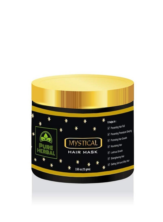 Mystical Hair Oil And Hair Mask Combo Natural Herb Extracts Controls And Reduce Hair Falls Helps To Fights Dandruff Nourishment For Hair. (100 Ml + 75 Gm)