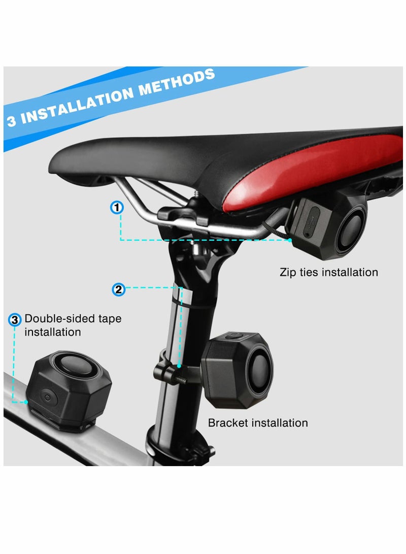 USB Rechargeable Bike Alarm with Remote